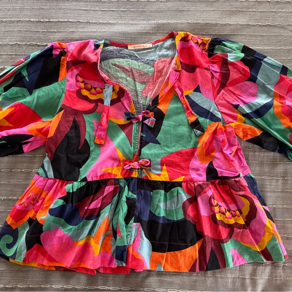 Olivaceous Tops - Olivaceous Multicolor Striped Knit Top